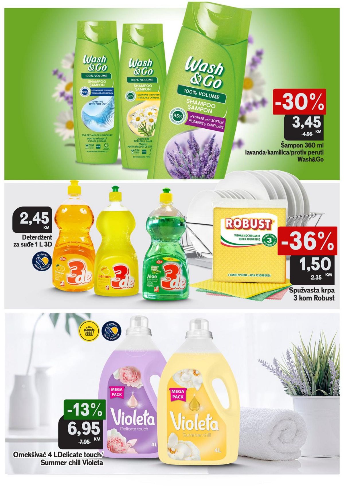 Bingo vikend akcija od 30.03. do 02.04. 007 wash&go snizenje u bingu 30% do 02.04.2023