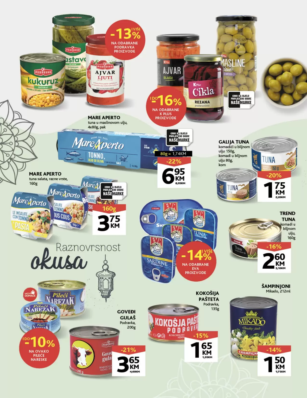 Konzum katalog od 27.03 do 09.04.2023 012 eva tuna snizena 14% cvekla na snizenju