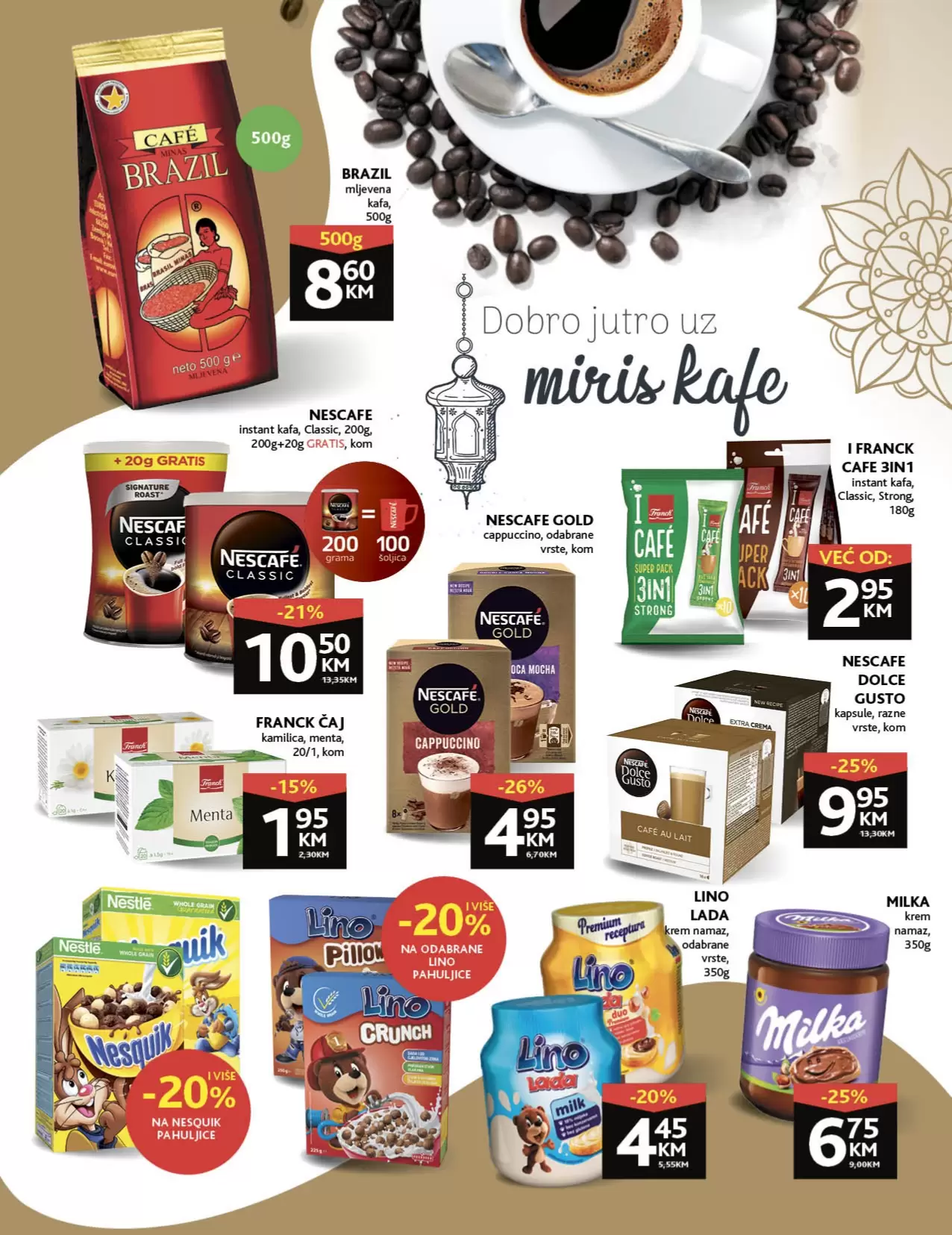 Konzum katalog od 27.03 do 09.04.2023 016 kafa je snizena 25% u novom katalogu