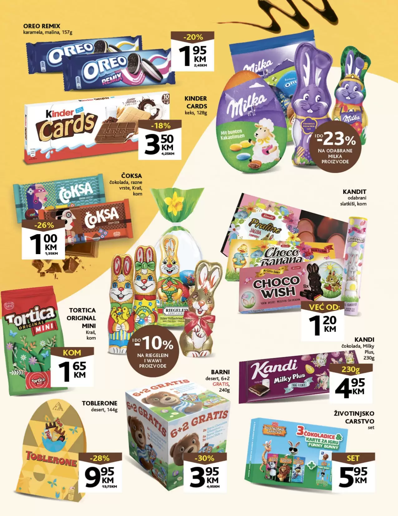 Konzum katalog od 27.03 do 09.04.2023 019 - kinder cokolada i oreo na snizenju