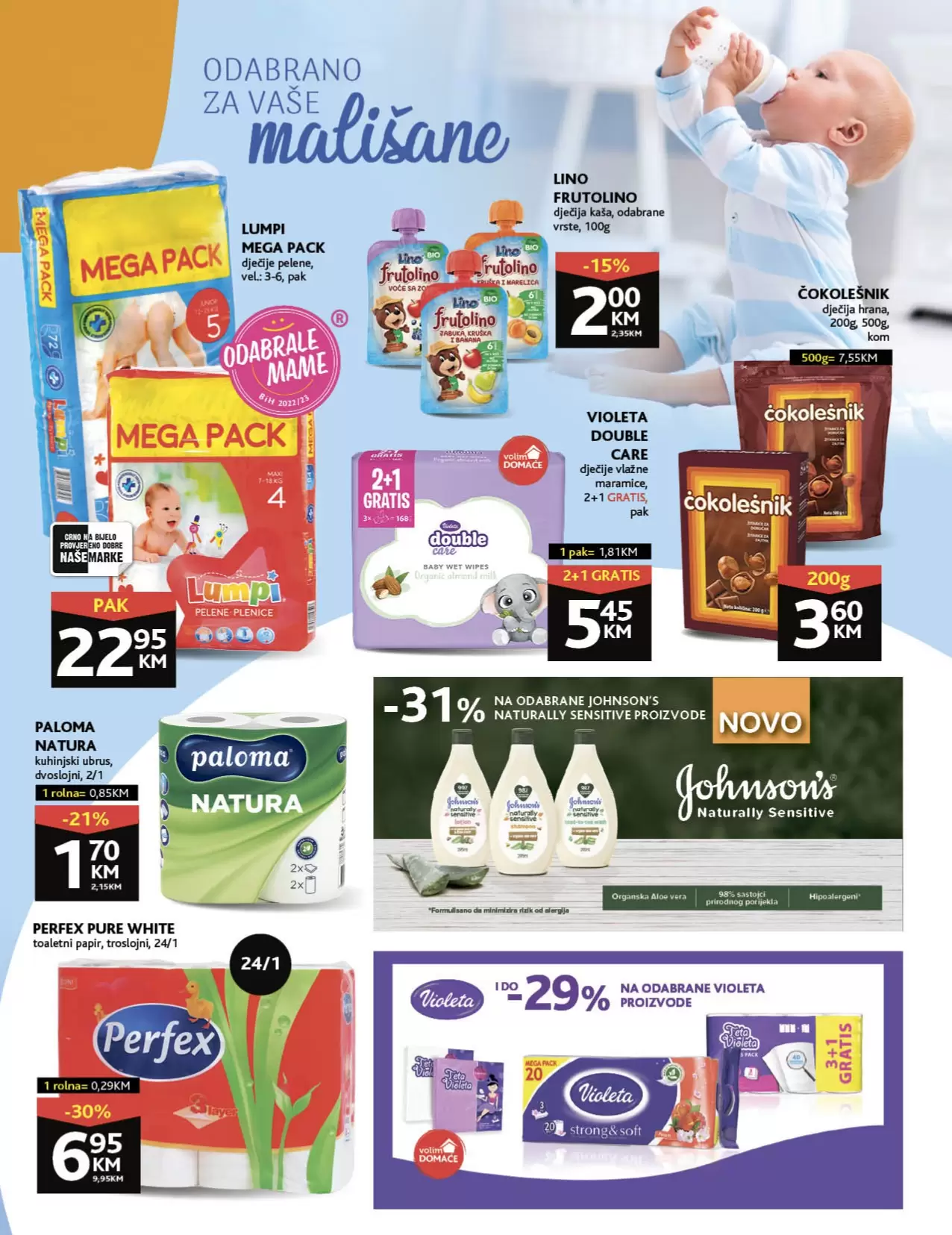 Konzum katalog od 27.03 do 09.04.2023 023 sve za bebe, pelene i papir