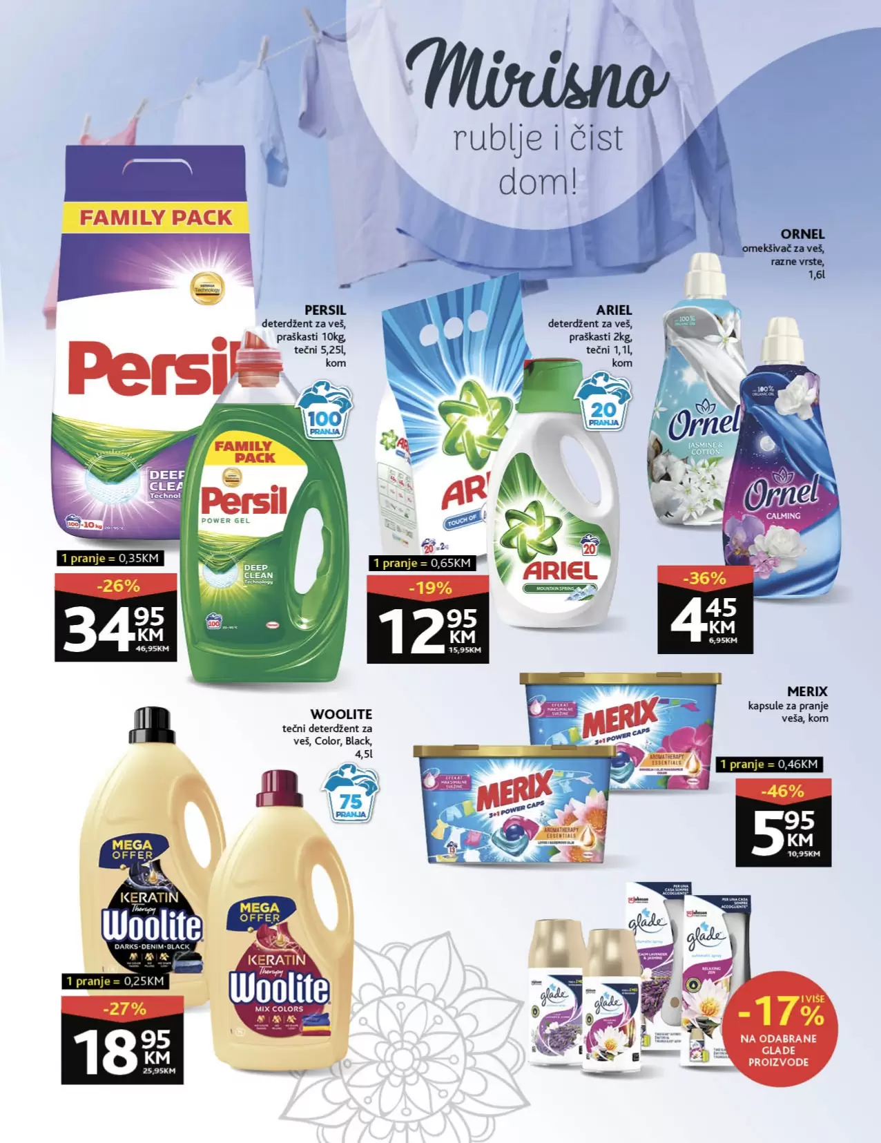 Konzum katalog od 27.03 do 09.04.2023 026 deterdzenti za rublje, ornel i persil