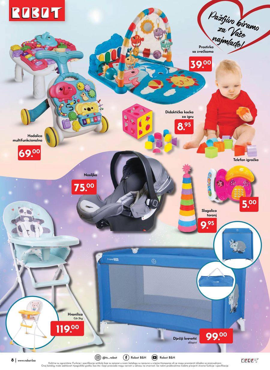 Robot katalog za bebe