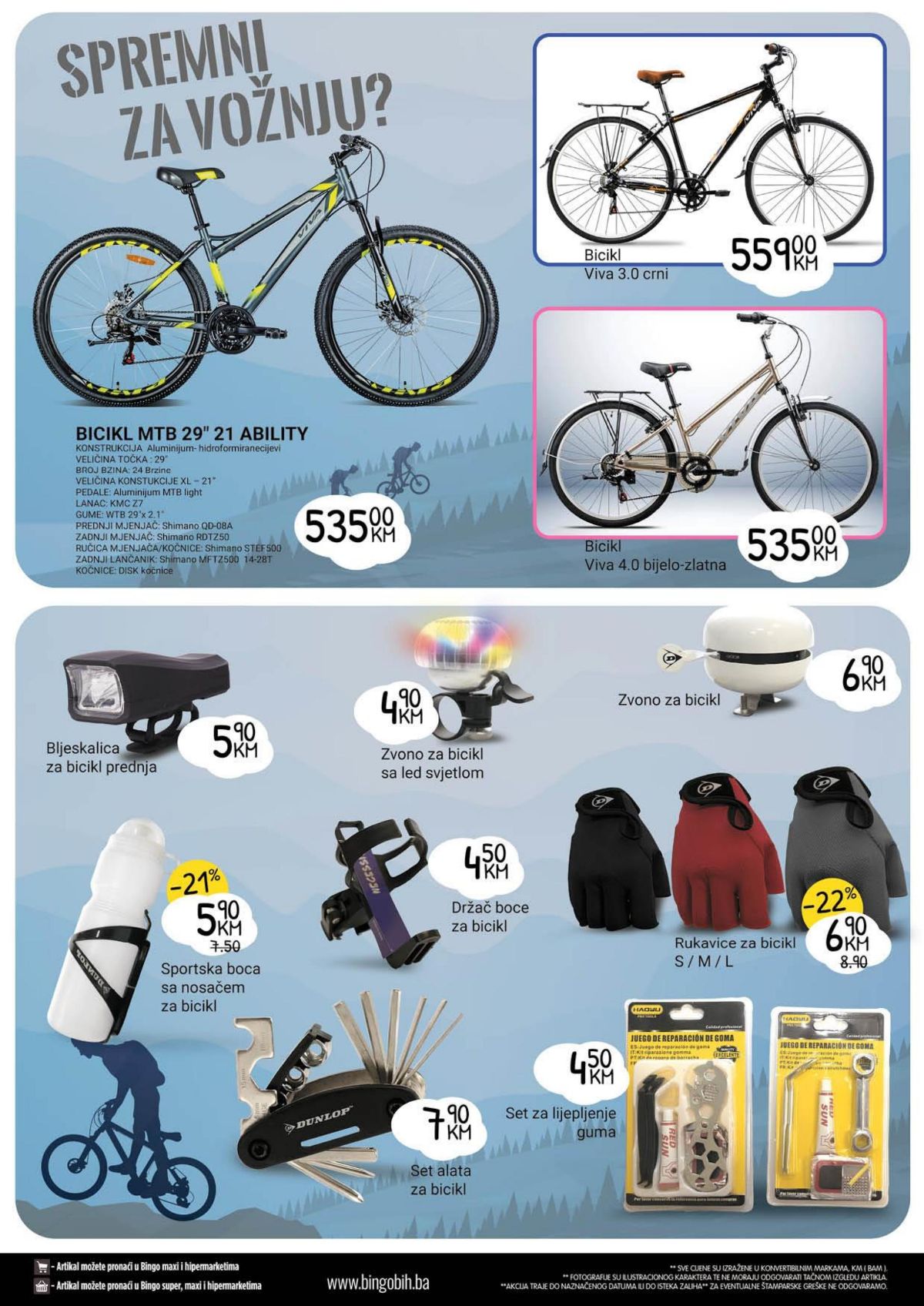 Bingo katalog sve za proljetnu zabavu i rekreaciju od 17.04. do 15.05. - stranica 24 bicikla i prema za bicikla za odrasle