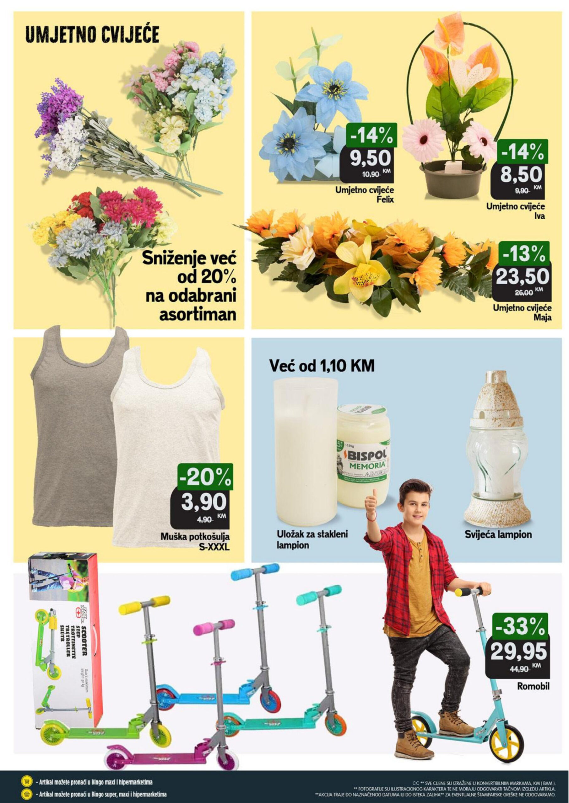 Bingo vikend akcija od 13.04. do 16.04.2023. - stranica 8 - umjestno cvijeće i odjeća