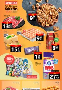 KONZUM VIKEND AKCIJA OD 06.04.2023. DO 09.04.2023. - PAGE 01 - SUPER CIJENA - ORAH - JUNEĆI FLAM - JAJA.jpg