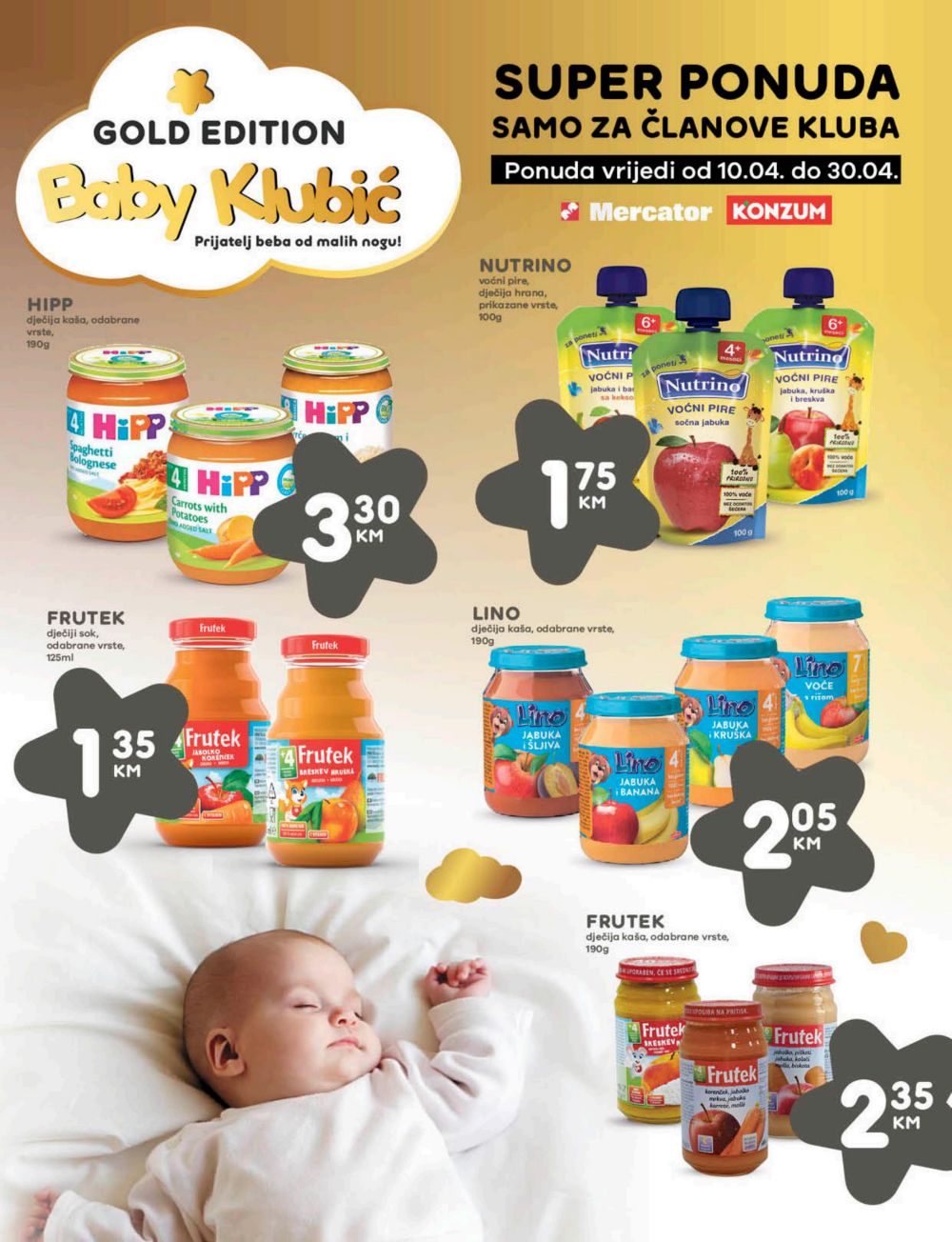 MERCATOR KATALOG OD 10.04. DO 23.04. -_page-0026 - BABY KLUBIC SNIŽENJE - HIPP - FRUTEK - NUTRINO