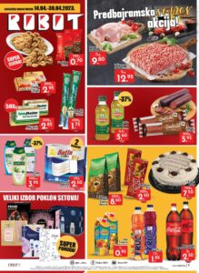 ROBOT KATALOG OD 14.04. DO 30.04.2023. - STRANICA 1 - SUPER PONUDA MESNE DELIKATESE - KAFA SNIŽENJE