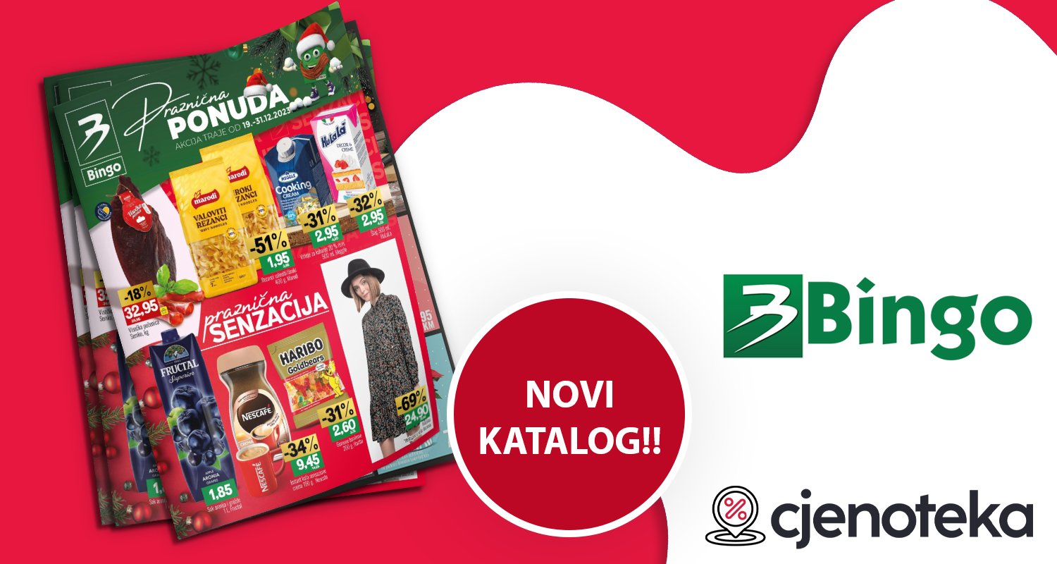 Bingo katalog od 19.12. do 31.12. Cjenoteka.ba
